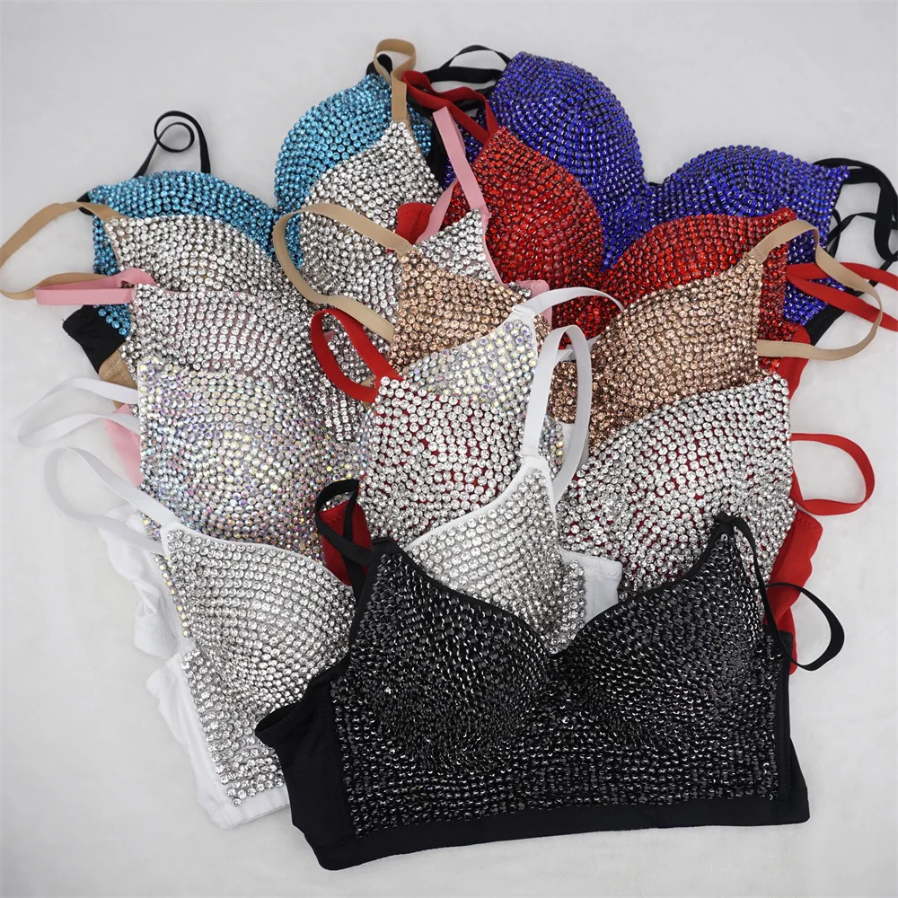 fashion High quality Hand-made Pearls Jewel Diamond beading Women's Sexy Bustier Bra Cropped sling Top Vest Bra bling
fashion High quality Hand-made Pearls Jewel Diamond beading Women's Sexy Bustier Bra Cropped sling Top Vest Bra bling