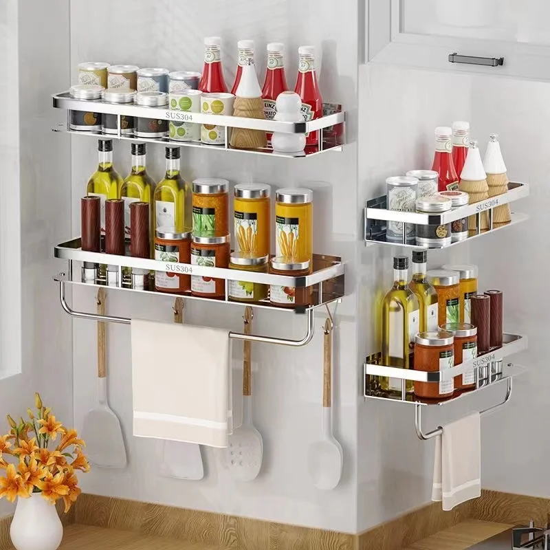 Wall Mounted Kitchen Organizer No-Drill Bathroom Storage Shelves Shampoo Shower Makeup Rack Bathroom accessories
Wall Mounted Kitchen Organizer No-Drill Bathroom Storage Shelves Shampoo Shower Makeup Rack Bathroom accessories
