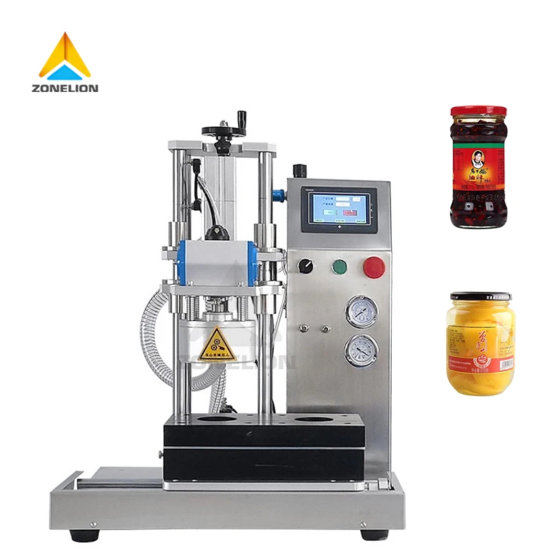 Hot Sale Semi-Automatic Factory Price Desktop Glass Bottle Vacuum Jar Capping Machine for Honey Jam Condiments
Hot Sale Semi-Automatic Factory Price Desktop Glass Bottle Vacuum Jar Capping Machine for Honey Jam Condiments