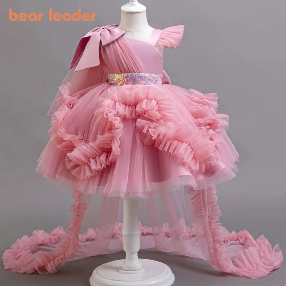Bear Leader Summer Solid Color Mesh Splicing Girls Party Dresses Flower Girl Wedding Fashion Elegant Princess Dress 2-6 Year Old
Bear Leader Summer Solid Color Mesh Splicing Girls Party Dresses Flower Girl Wedding Fashion Elegant Princess Dress 2-6 Year Old