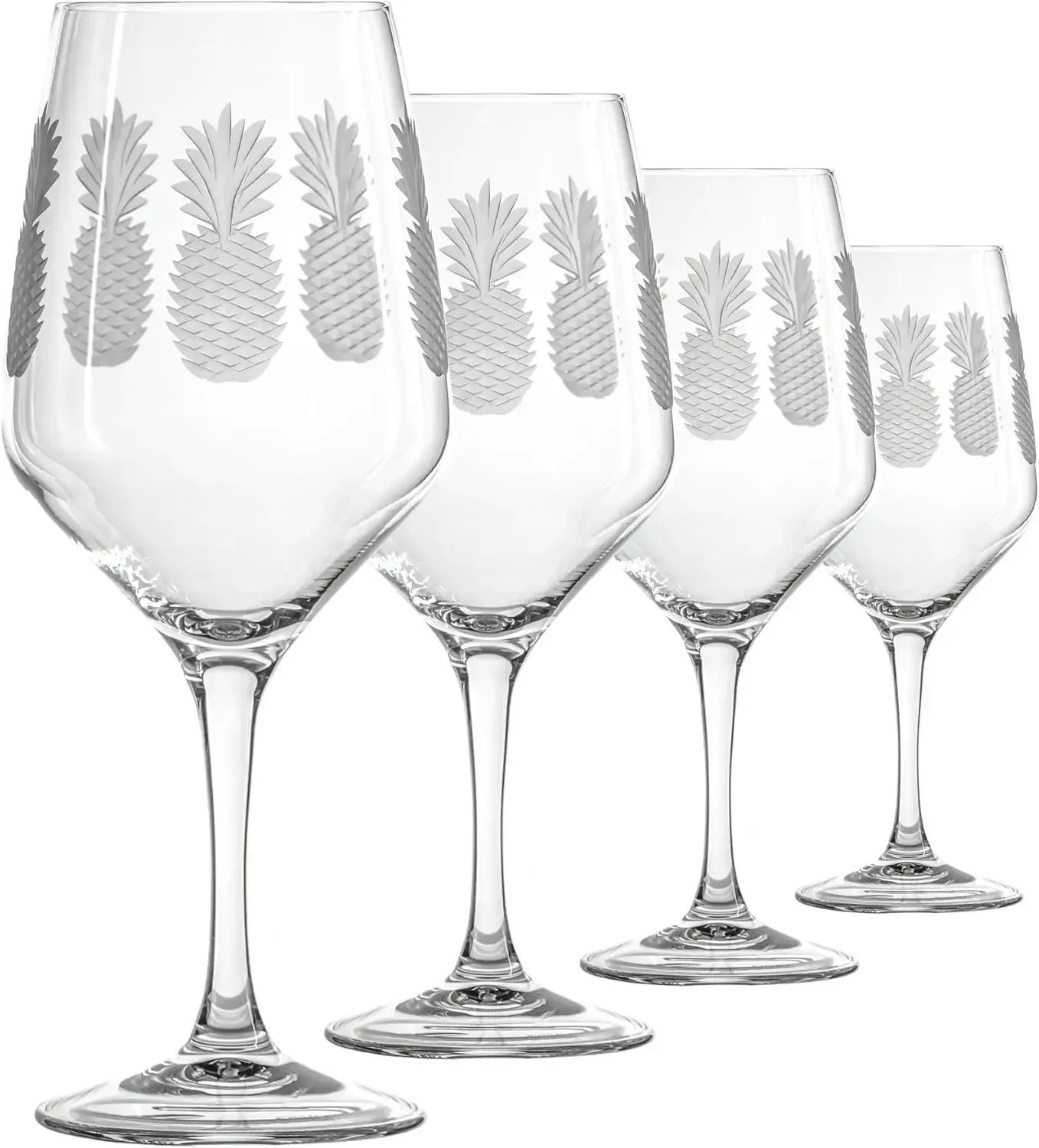 Fresh Pineapple All Purpose Wine Glass | 19.5oz Stemmed Glass | Lead-Free and Diamond-Wheel Engraved | Tropical Etched Pineapple
Fresh Pineapple All Purpose Wine Glass | 19.5oz Stemmed Glass | Lead-Free and Diamond-Wheel Engraved | Tropical Etched Pineapple