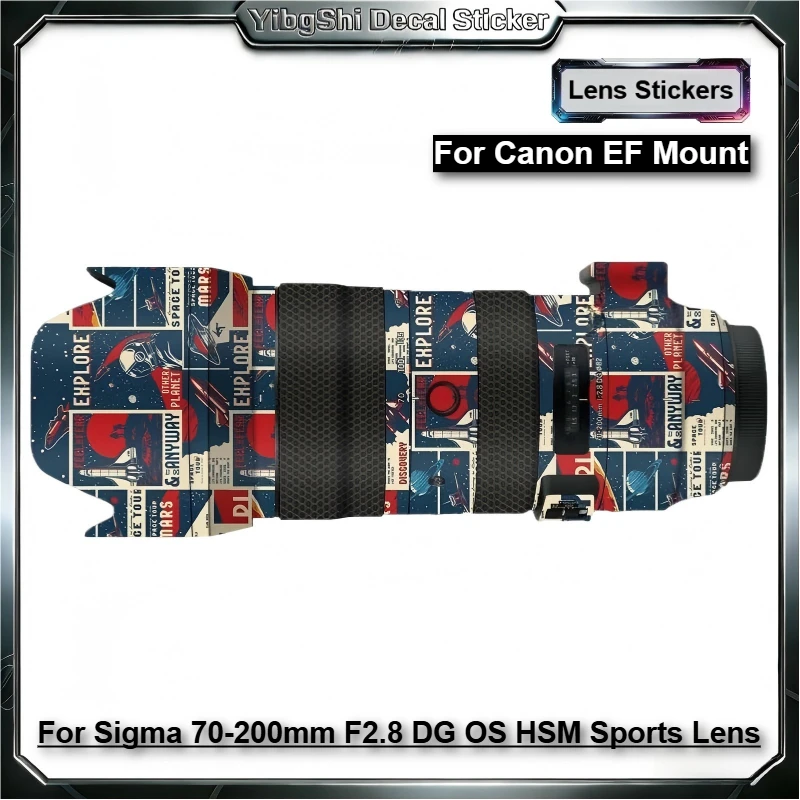 For Sigma 70-200mm F2.8 DG OS HSM Sports For Canon EF Mount Lens Sticker Body Protective Anti-Scratch Decal Skin Protector Coat
For Sigma 70-200mm F2.8 DG OS HSM Sports For Canon EF Mount Lens Sticker Body Protective Anti-Scratch Decal Skin Protector Coat