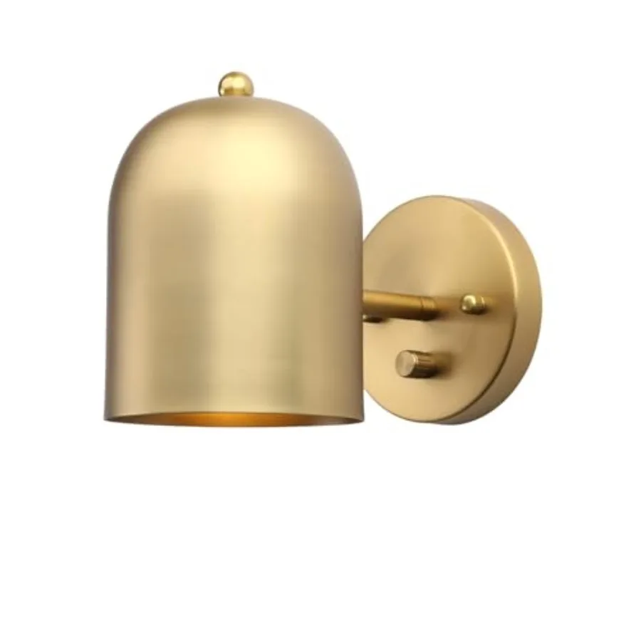 Modern Dimmable Wall Sconce Hardwired, Brass Finish Wall Light Lamp Adjust Light Head, E26 Bulb Base Reading Wall Lighting Deco
Modern Dimmable Wall Sconce Hardwired, Brass Finish Wall Light Lamp Adjust Light Head, E26 Bulb Base Reading Wall Lighting Deco