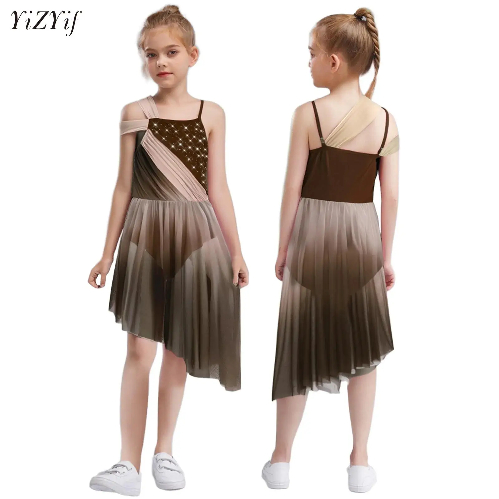 Kids Girls Ballet Jersey Dress Figure Ice Skating Lyrical Dance Performance Competition Costume Rhinestones Mesh Skirted Leotard
Kids Girls Ballet Jersey Dress Figure Ice Skating Lyrical Dance Performance Competition Costume Rhinestones Mesh Skirted Leotard