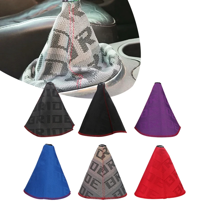 JDM Style Bride Canvas Universal Shift Lever Knob Boot Cover Racing Shift Knob Collars
JDM Style Bride Canvas Universal Shift Lever Knob Boot Cover Racing Shift Knob Collars