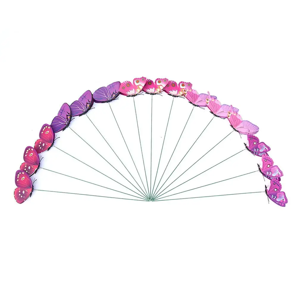 24 Pcs Simulation Butterfly Decorations Garden Stakes Plant Ornament Soft Purple Waterproof PVC
24 Pcs Simulation Butterfly Decorations Garden Stakes Plant Ornament Soft Purple Waterproof PVC