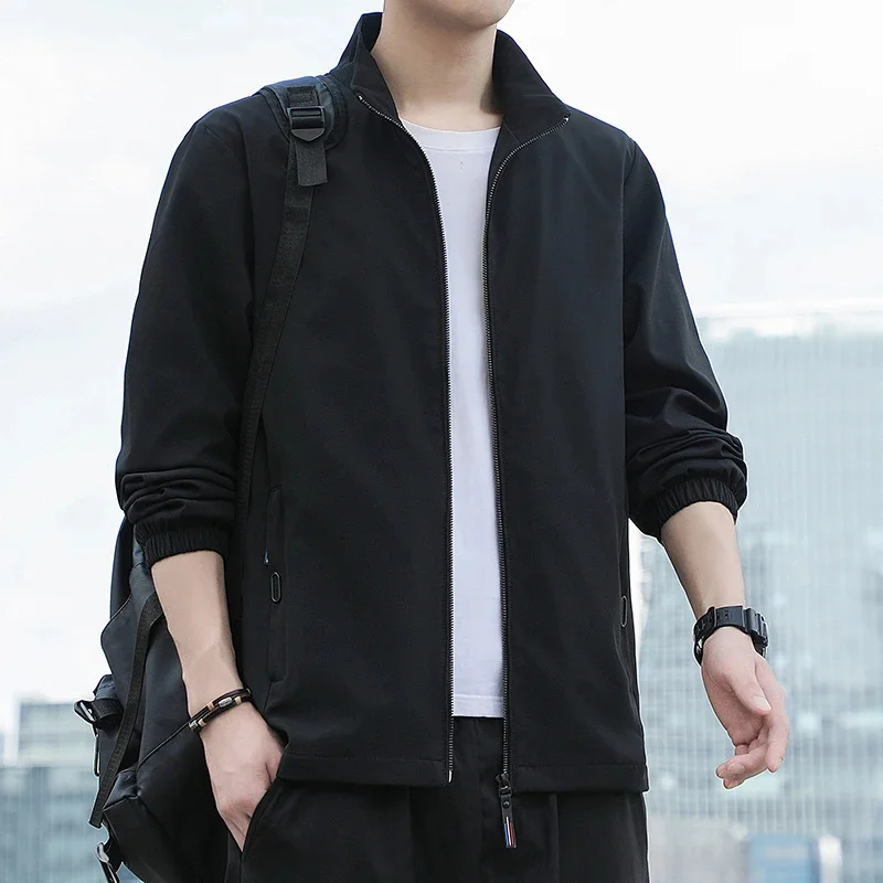 NEEDLESNOAH Mens Jacket Fashion Standing Collar Korean Style Coats Slim Fit Business Casual Male Clothing
NEEDLESNOAH Mens Jacket Fashion Standing Collar Korean Style Coats Slim Fit Business Casual Male Clothing