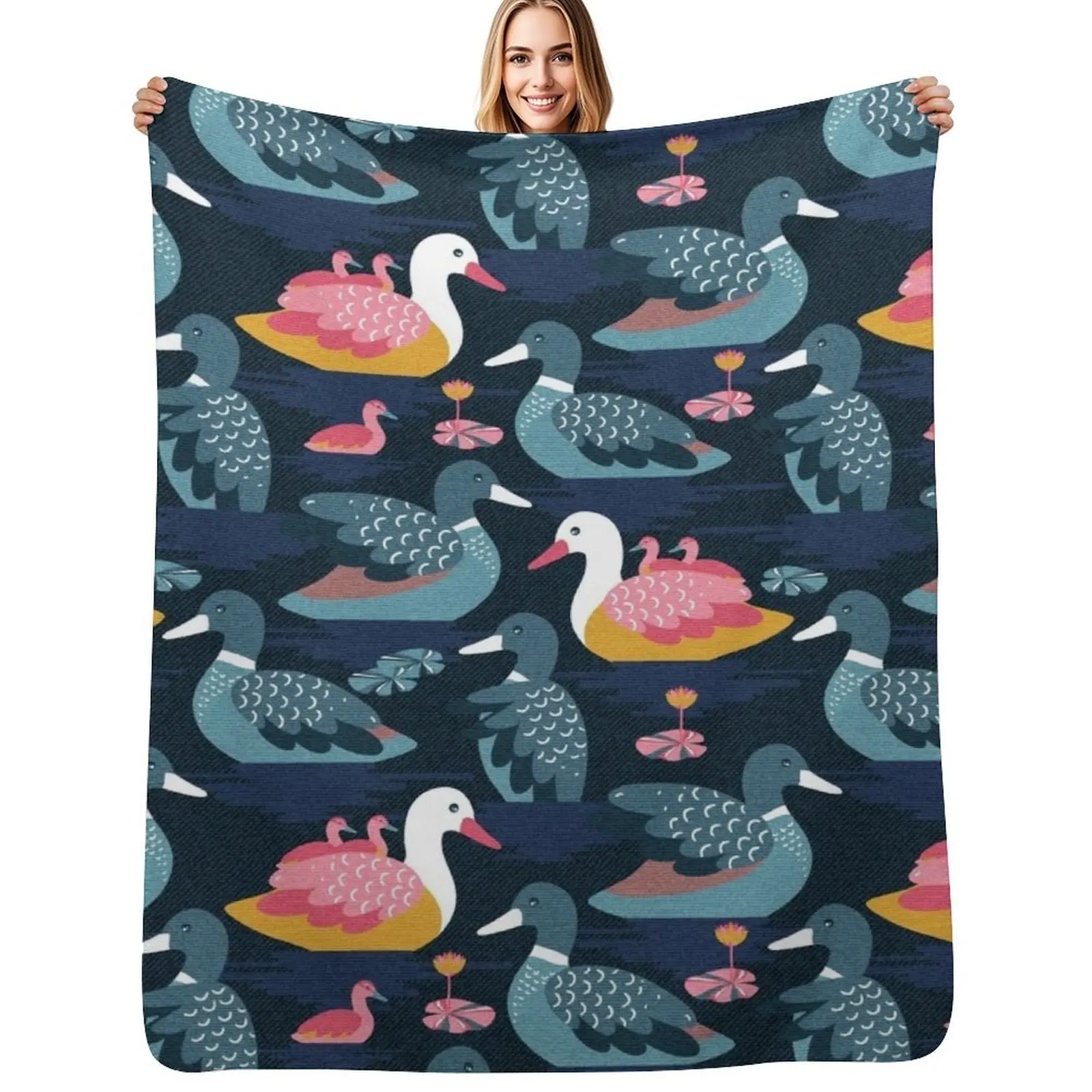 Ducks and ducklings everywhere Throw Blanket Warm Comfortable Blanket for Office Napping
Ducks and ducklings everywhere Throw Blanket Warm Comfortable Blanket for Office Napping