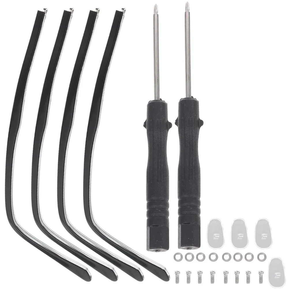 2 комплекта сменных дужек для очков: гипоаллергенные, стильные, с гальваническим покрытием, комфортная посадка, подходят для различных оправ, для ремонта.
2 комплекта сменных дужек для очков: гипоаллергенные, стильные, с гальваническим покрытием, комфортная посадка, подходят для различных оправ, для ремонта.