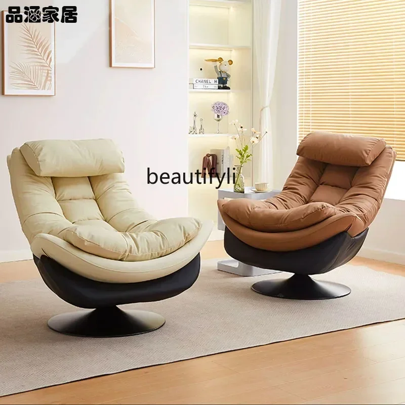 Light luxury lazy reclining single sofa chair designer home living room leisure sofa modern balcony rotating chair
Light luxury lazy reclining single sofa chair designer home living room leisure sofa modern balcony rotating chair