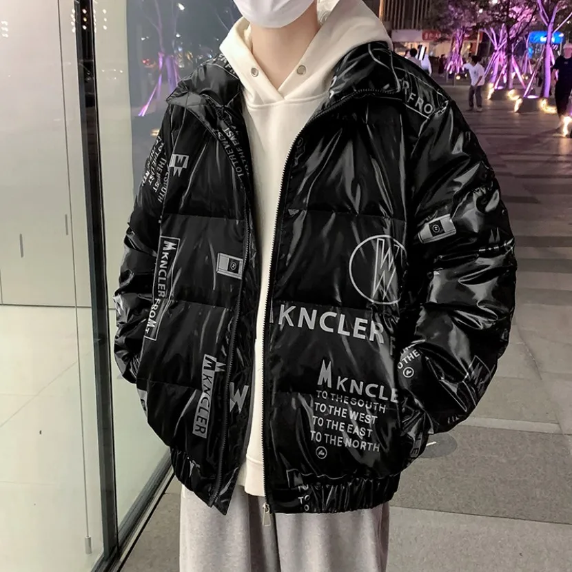 Glossy Men's down Jaet Winter New Sle Warm Cold Resistant American High Faion Brand Cotton Coat Trendy Youth Casual Wear
Glossy Men's down Jaet Winter New Sle Warm Cold Resistant American High Faion Brand Cotton Coat Trendy Youth Casual Wear