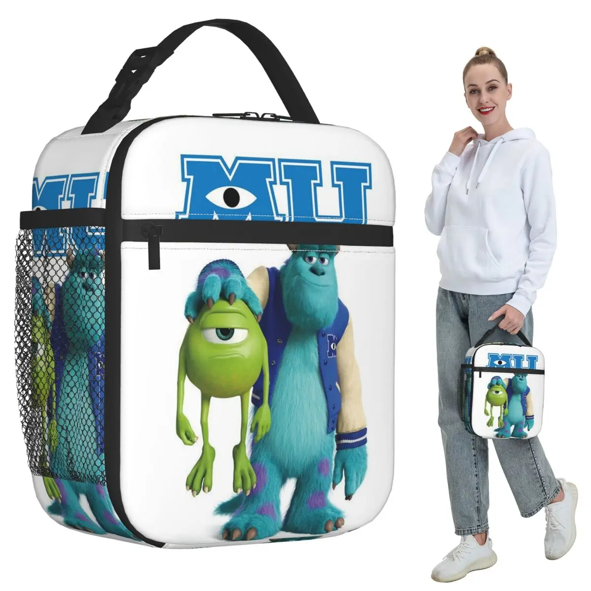 Изолированная сумка для обеда Monsters Sulley для женщин, офисный холодильник, термоящик для еды, сумка, герметичные коробки для завтрака, контейнер
Изолированная сумка для обеда Monsters Sulley для женщин, офисный холодильник, термоящик для еды, сумка, герметичные коробки для завтрака, контейнер