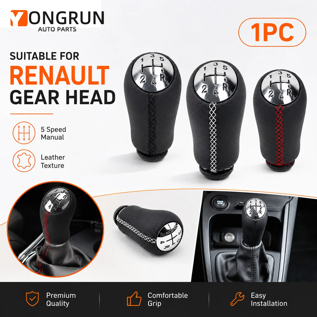 YONGRUN Is Suitable For Peugeot 106 107 205 206 207 306 And C1 C4 C3 5-Speed Transmission Lever Car Manual Transmission Head
YONGRUN Is Suitable For Peugeot 106 107 205 206 207 306 And C1 C4 C3 5-Speed Transmission Lever Car Manual Transmission Head