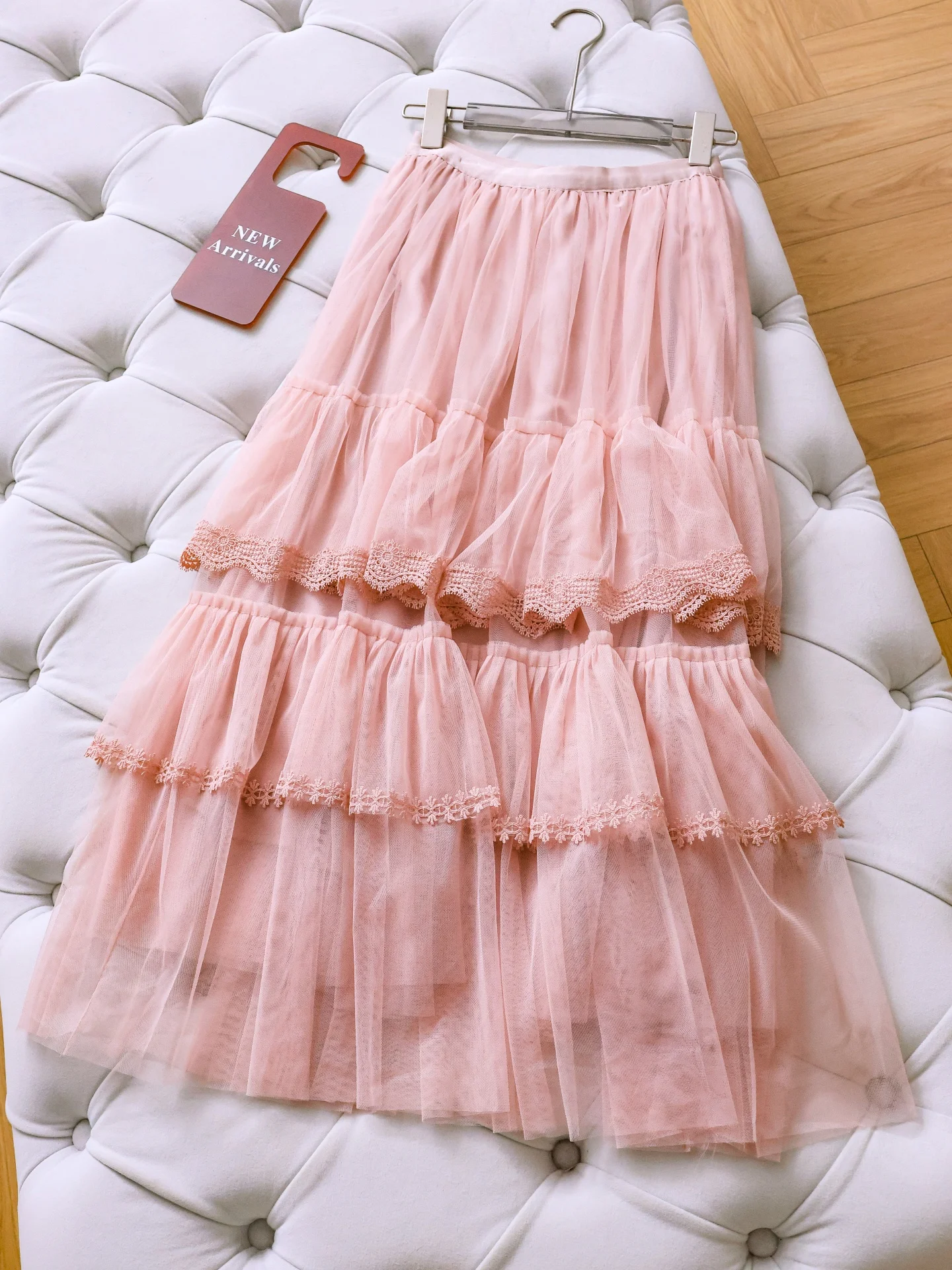 Puffy Lace Hem Elastic Waist Korean Style Color Mesh Skirt Women's Spring New Cake Skirt Fullness Half-length Skirt
Puffy Lace Hem Elastic Waist Korean Style Color Mesh Skirt Women's Spring New Cake Skirt Fullness Half-length Skirt