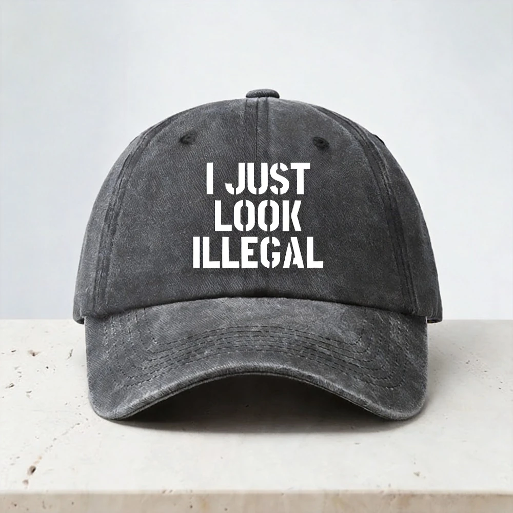 I Just Look Illegal print baseball cap outdoor casual Soft top Washed denim caps fashion Summer style Breathable Sun golf hat
I Just Look Illegal print baseball cap outdoor casual Soft top Washed denim caps fashion Summer style Breathable Sun golf hat