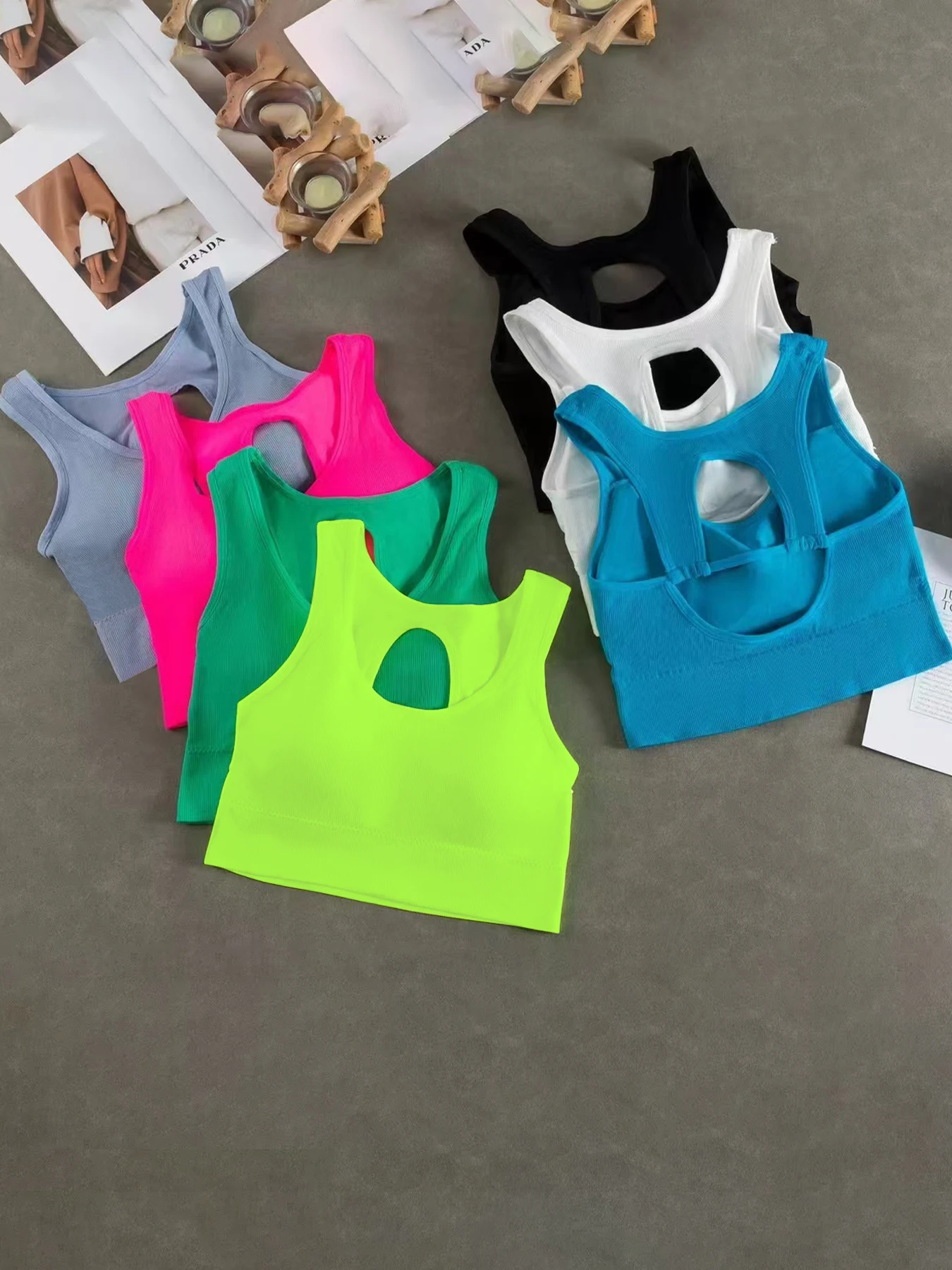 2 Piece Seamless Ribbed Workout Sets for Women Sports Bra with Removable Pad Yoga Shorts
2 Piece Seamless Ribbed Workout Sets for Women Sports Bra with Removable Pad Yoga Shorts