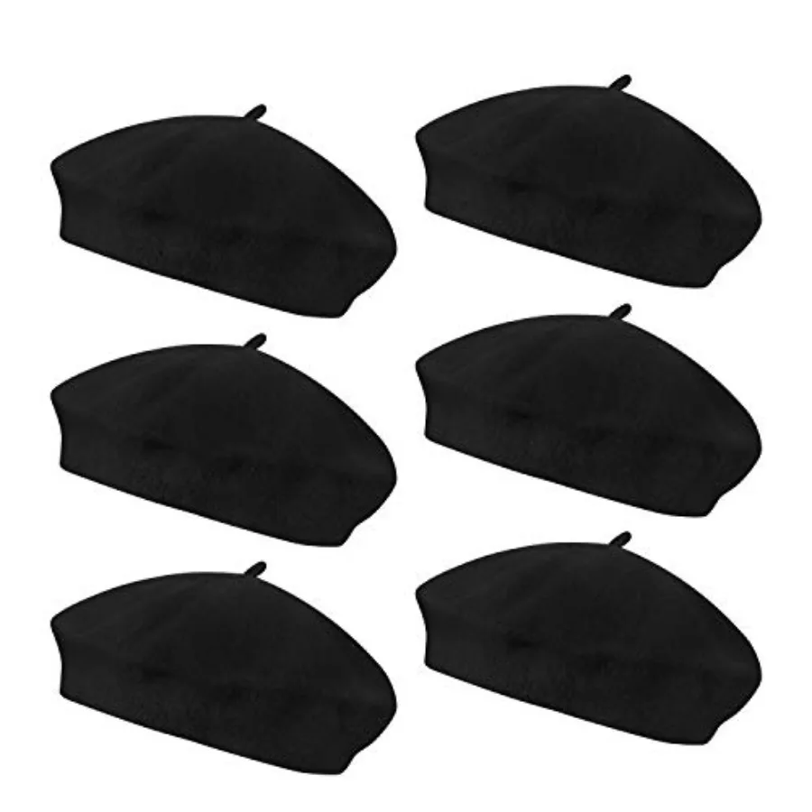 Anteer 6 Pieces Wool Beret Hat French Style Beanie Hats Fashion Ladies Beret Caps for Women Girls Lady
Anteer 6 Pieces Wool Beret Hat French Style Beanie Hats Fashion Ladies Beret Caps for Women Girls Lady
