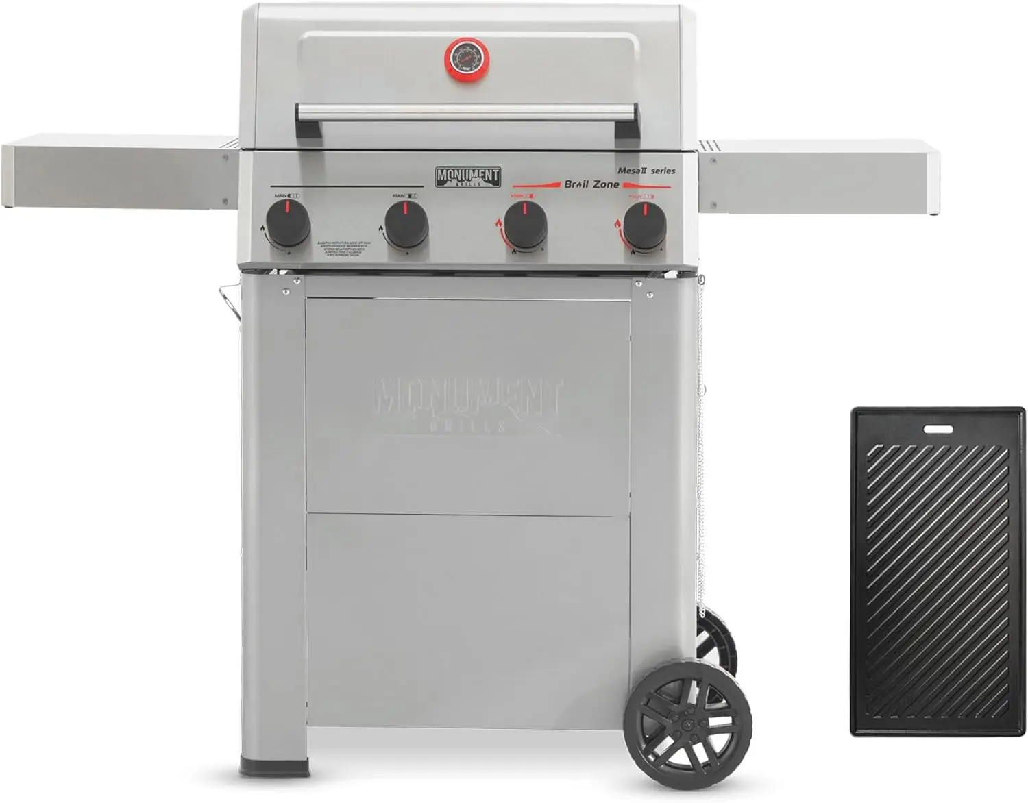 Propane Gas Grill with Broil Zone, 4-Burner Stainless Steel Patio Barbecue Grill with Cooking Plate, Foldable Side Shelves, Fast Heating, Assembles in 30 Minutes
Propane Gas Grill with Broil Zone, 4-Burner Stainless Steel Patio Barbecue Grill with Cooking Plate, Foldable Side Shelves, Fast Heating, Assembles in 30 Minutes