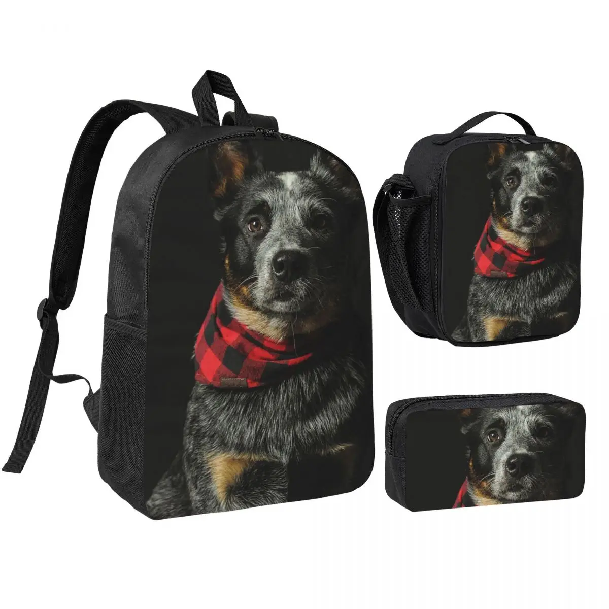 Australian Cattle Dog Backpack Boys Girls BookBag School Bag Shoulder Bags 3ps Insulated Lunch Bag Pencil Case
Australian Cattle Dog Backpack Boys Girls BookBag School Bag Shoulder Bags 3ps Insulated Lunch Bag Pencil Case