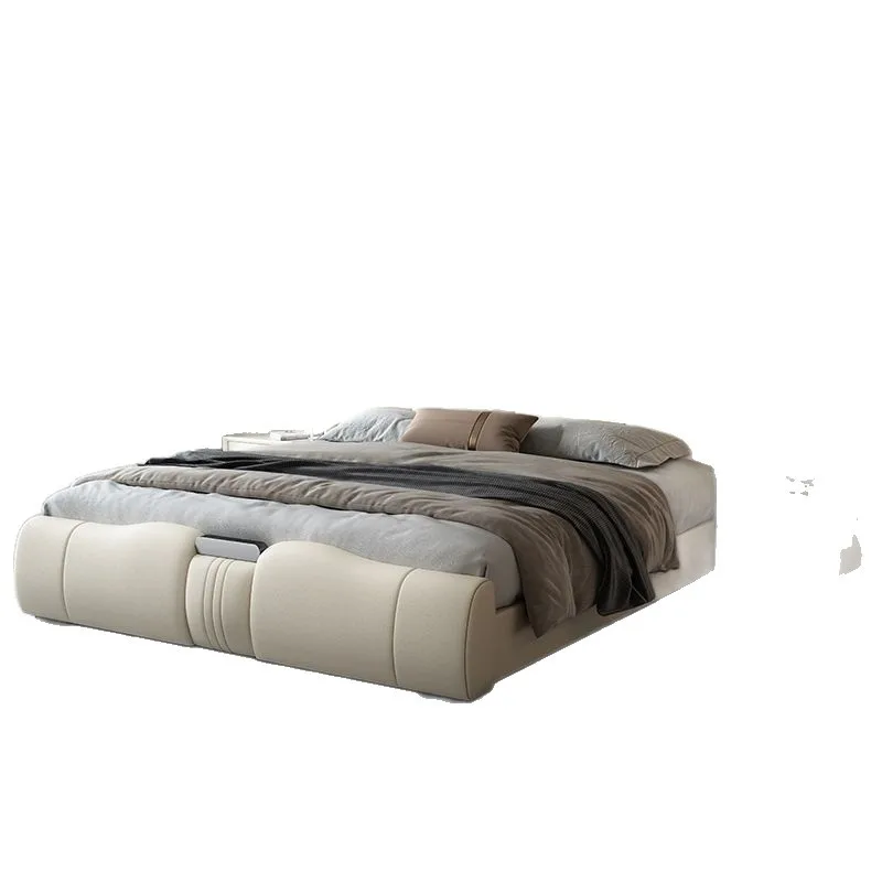Italian light luxury leather bed master bedroom Internet celebrity modern simple
Italian light luxury leather bed master bedroom Internet celebrity modern simple