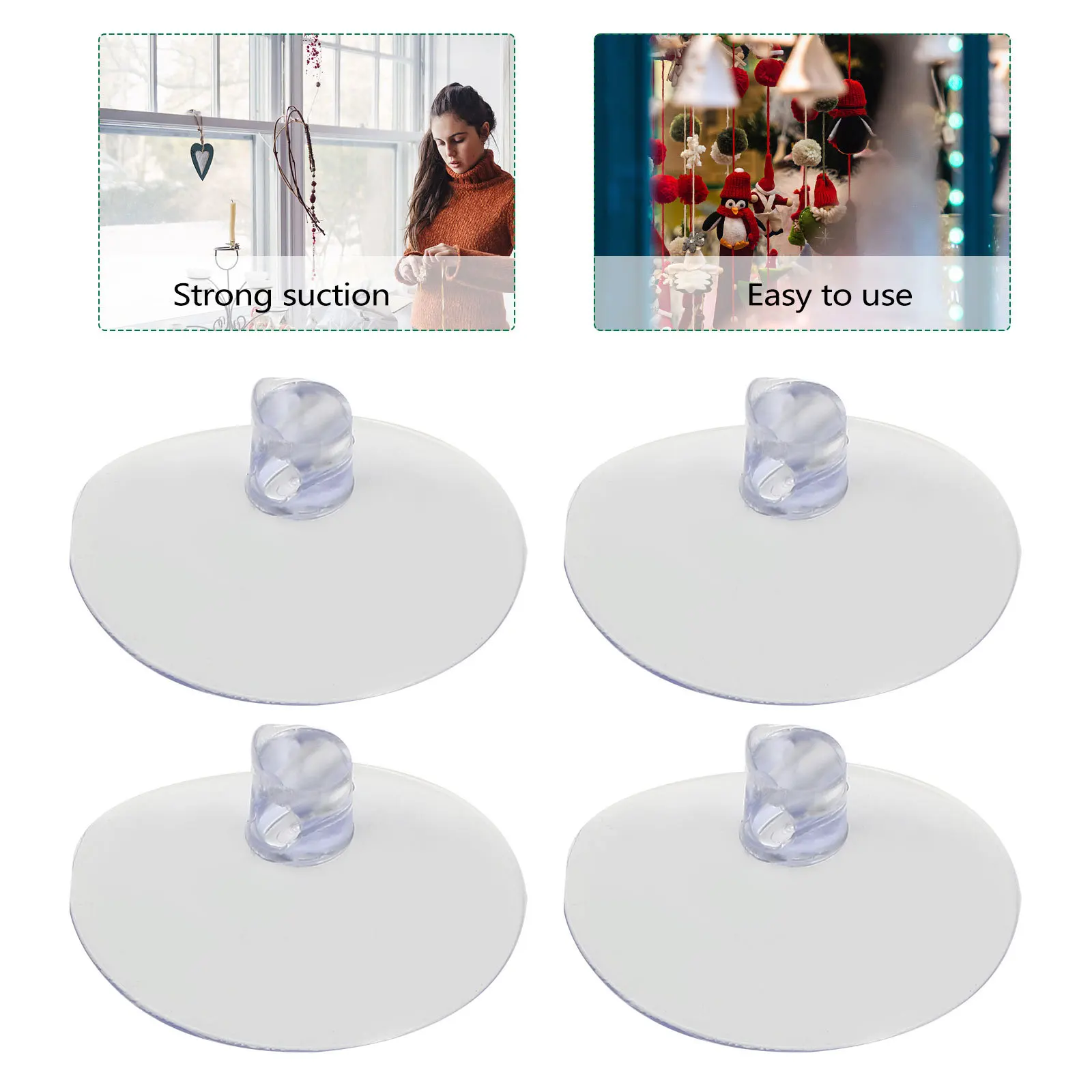 50Pcs Clear Mushroom Head Suction Cups Plastic Sucker Pads Easy Clean Sticky Without Hooks for Kitchen Bathroom Organizer
50Pcs Clear Mushroom Head Suction Cups Plastic Sucker Pads Easy Clean Sticky Without Hooks for Kitchen Bathroom Organizer