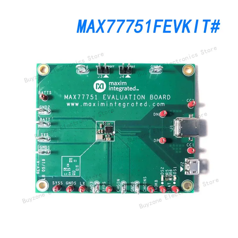 MAX77751FEVKIT# MAX77751FEFG+, power management, USB C automatic charger, lithium-ion battery
MAX77751FEVKIT# MAX77751FEFG+, power management, USB C automatic charger, lithium-ion battery