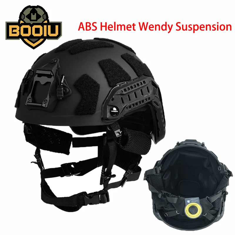 BOOIU Tactical Helmet Lightweight High Quality ABS Helmet FAST Wendy Suspension Pad Outdoor Hunting Safety Protective Equipment
BOOIU Tactical Helmet Lightweight High Quality ABS Helmet FAST Wendy Suspension Pad Outdoor Hunting Safety Protective Equipment