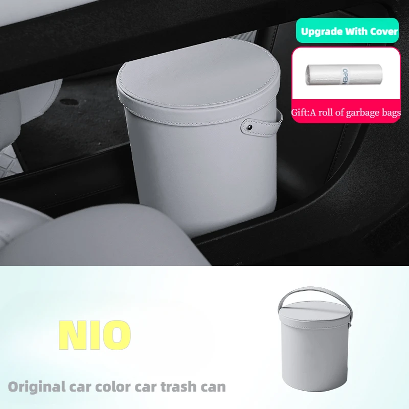For NIO ET7/ES7/EC6/ES6ES8ET5 Car Trash Can with cover Interior Supplies Storage Box
For NIO ET7/ES7/EC6/ES6ES8ET5 Car Trash Can with cover Interior Supplies Storage Box
