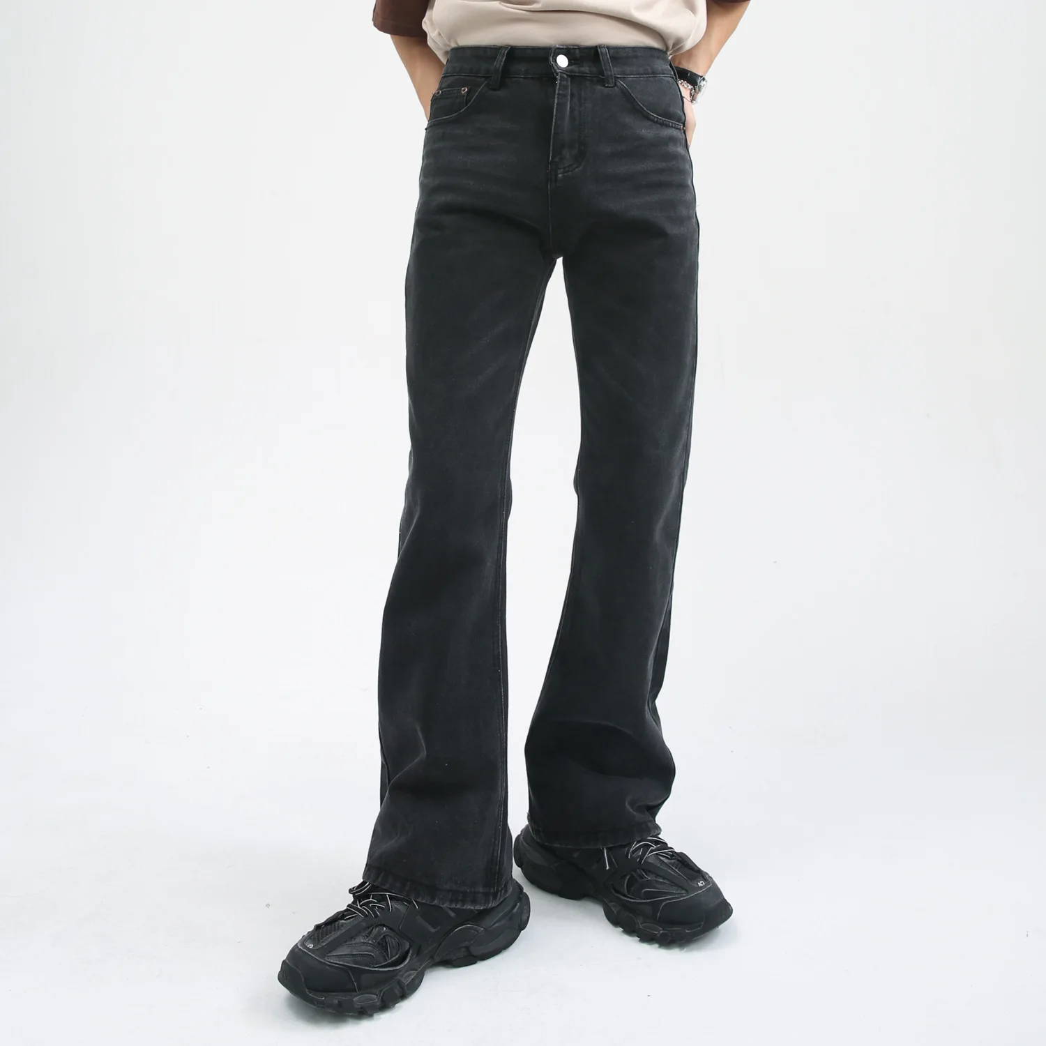 Japan Korea Style Vintage Denim Trousers Pant Men High Street Hip Hop Casual Hole Small Flare Jeans Pant
Japan Korea Style Vintage Denim Trousers Pant Men High Street Hip Hop Casual Hole Small Flare Jeans Pant