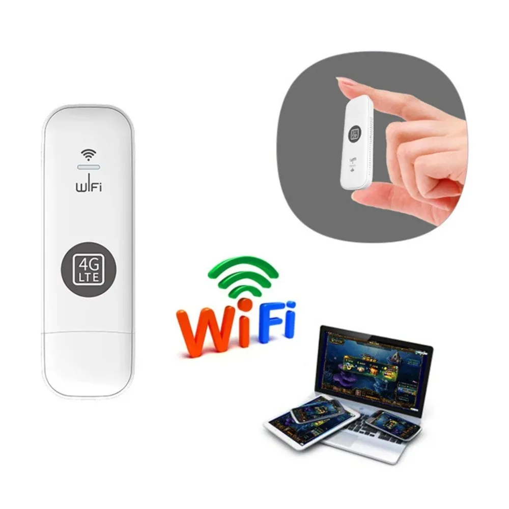 4G LTE USB WiFi Dongle Router 150Mbps Global Band Plug Play SIM Card Slot Mobile Wireless WiFi Adapter for Car Laptop PC TV Home
4G LTE USB WiFi Dongle Router 150Mbps Global Band Plug Play SIM Card Slot Mobile Wireless WiFi Adapter for Car Laptop PC TV Home