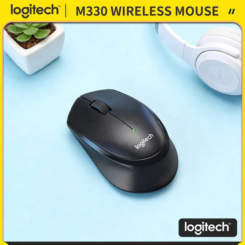 Logitech M330 Silent Cordless Mouse 2.4GHz USB Receiver Ergonomic Design Long Battery Life for Mac Windows Laptop
Logitech M330 Silent Cordless Mouse 2.4GHz USB Receiver Ergonomic Design Long Battery Life for Mac Windows Laptop