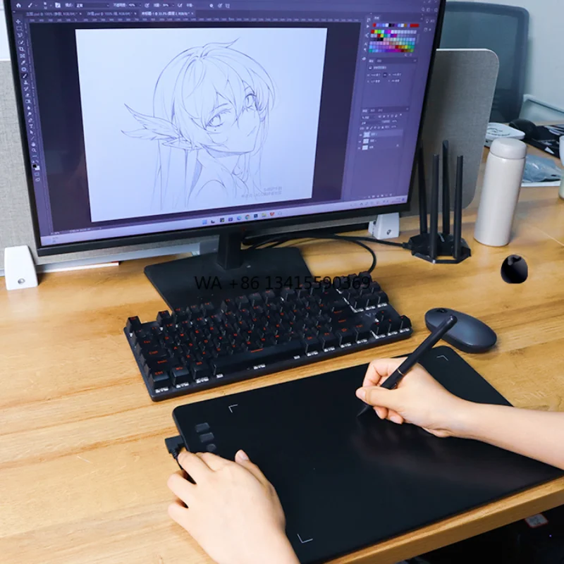 China Factory Manufacture Digital Drawing Graphic Tablet 8192 Pressure Level Sensitive Graphic Tablet
China Factory Manufacture Digital Drawing Graphic Tablet 8192 Pressure Level Sensitive Graphic Tablet