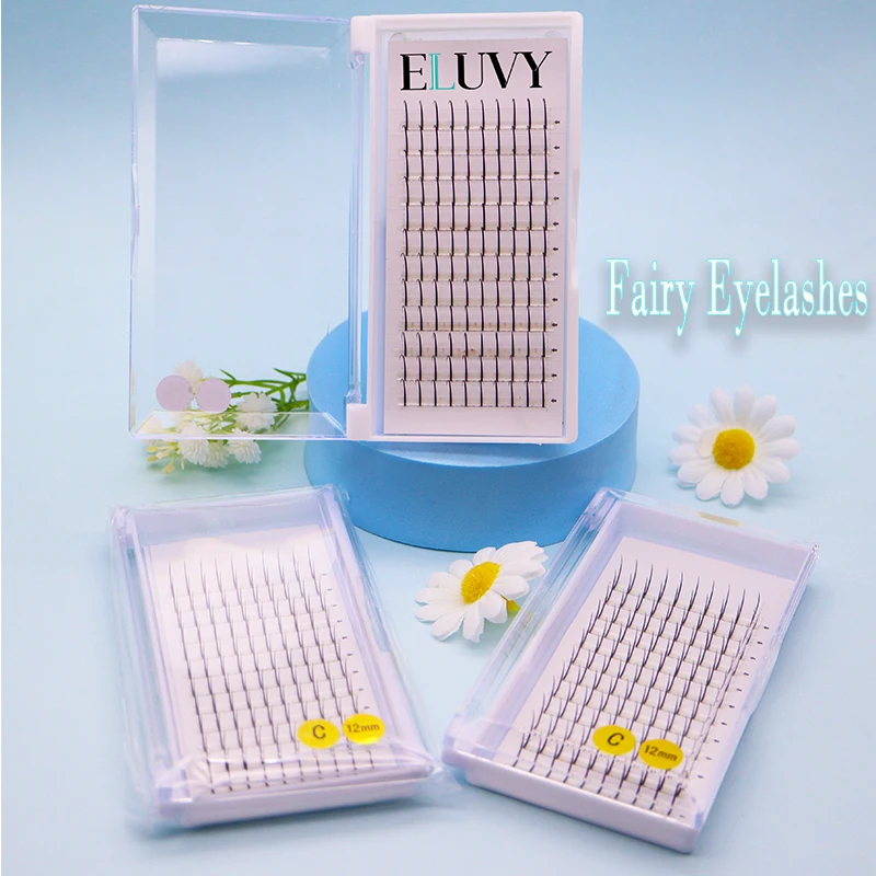 ELUVY Fairy Eyelashes 10-16mC/D curl cosplay Spikes Eyelash fans for Eyelash Extensions professional makeup individual eyelashes
ELUVY Fairy Eyelashes 10-16mC/D curl cosplay Spikes Eyelash fans for Eyelash Extensions professional makeup individual eyelashes