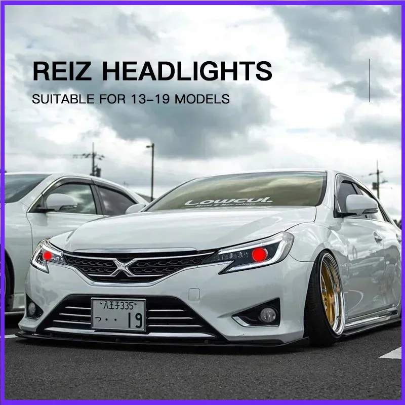 Автомобильные светодиодные фары в сборе для Toyota MARK X REIZ 2013-2019, авто противотуманные фары DRL, стоп-сигнал поворота Plug and Play
Автомобильные светодиодные фары в сборе для Toyota MARK X REIZ 2013-2019, авто противотуманные фары DRL, стоп-сигнал поворота Plug and Play