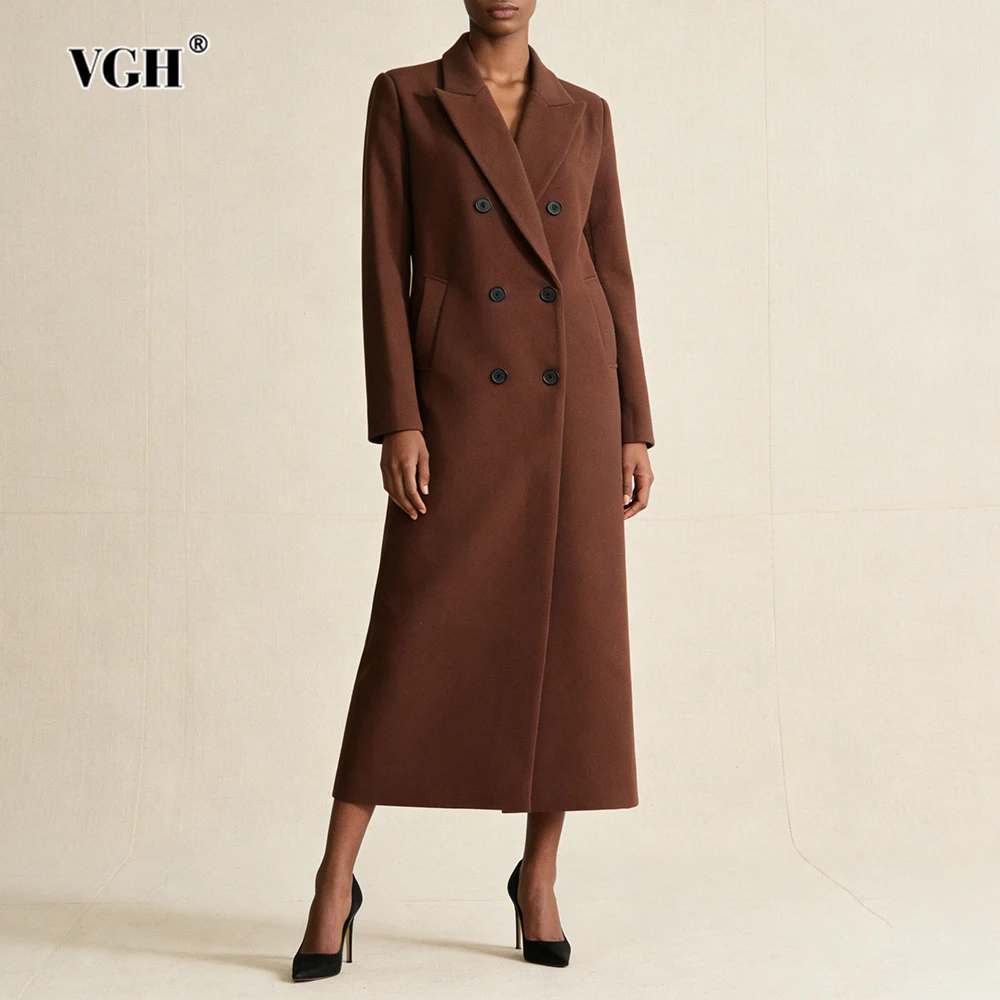 Элегантный женский тренч VGH: приталенный, с V-образным вырезом, длинными рукавами, на пуговицах, осенний, модный, новый
Элегантный женский тренч VGH: приталенный, с V-образным вырезом, длинными рукавами, на пуговицах, осенний, модный, новый