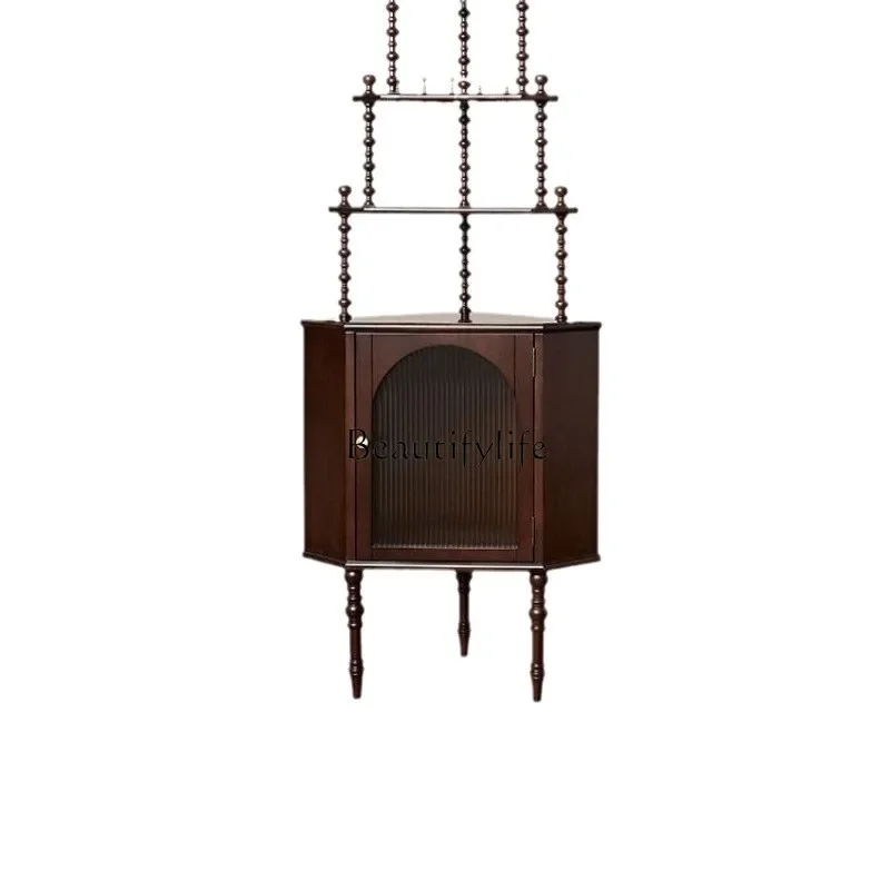 French Solid Wood Corner Cabinet Shelf Living Room Corner Shelf Corner Storage
French Solid Wood Corner Cabinet Shelf Living Room Corner Shelf Corner Storage