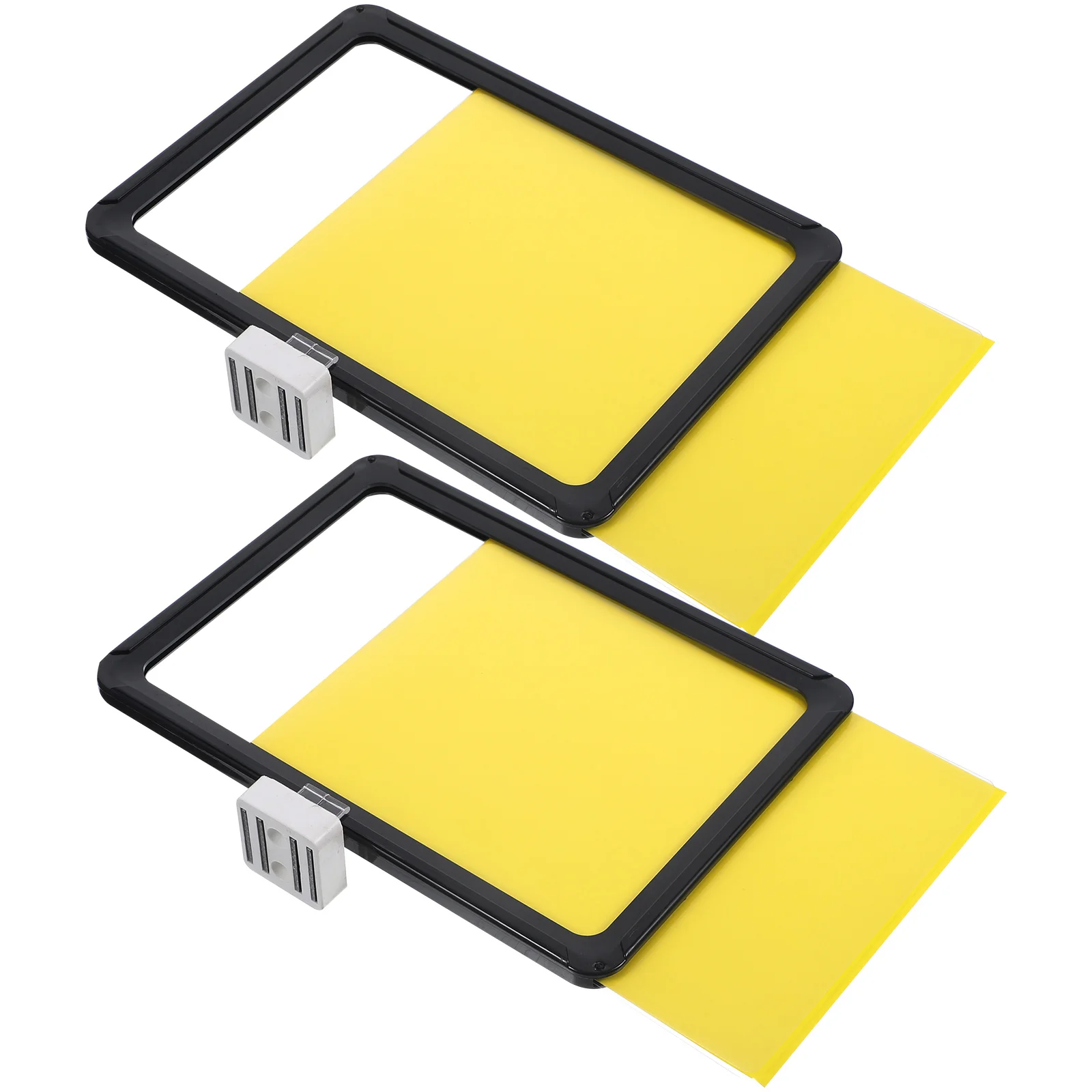 2pcs Magnetic Identification Signs A5 Black Frame with Magnetic Base for Supermarket Retail Store Price Labels Warehouse
2pcs Magnetic Identification Signs A5 Black Frame with Magnetic Base for Supermarket Retail Store Price Labels Warehouse