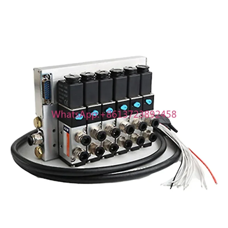 4V210-08 DC24V Solenoid Valve Group Set Magnetic Manifold Valve Bus Type Plug-in Cylinder Control Reversing Combination DC24
4V210-08 DC24V Solenoid Valve Group Set Magnetic Manifold Valve Bus Type Plug-in Cylinder Control Reversing Combination DC24