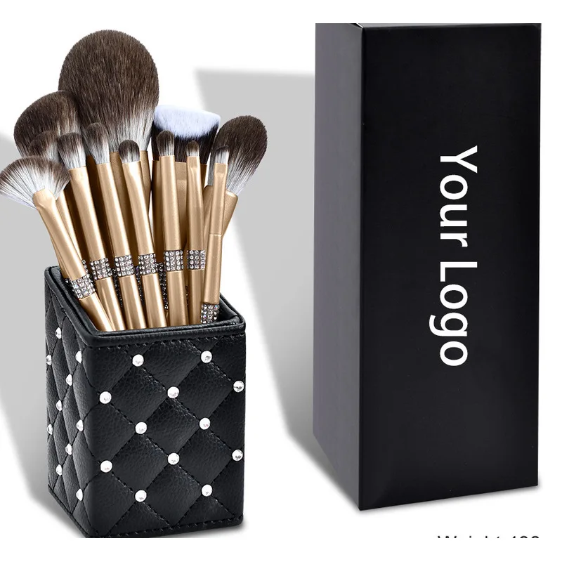 Biyouyi's New 12-Piece Champagne Gold Premium Makeup Set With Faux Snow Fox Fur Eyeshadow And Blush Brush
Biyouyi's New 12-Piece Champagne Gold Premium Makeup Set With Faux Snow Fox Fur Eyeshadow And Blush Brush