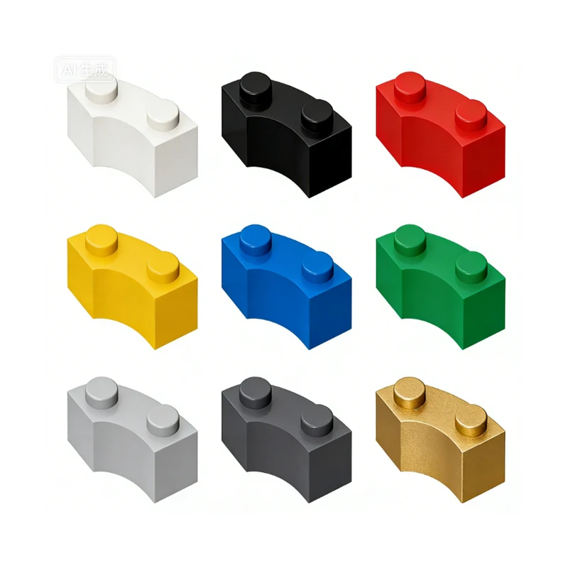 55pcs MOC compatible building blocks 85080 small particle parts 2x2 curved brick 3063 DIY children's toys
55pcs MOC compatible building blocks 85080 small particle parts 2x2 curved brick 3063 DIY children's toys