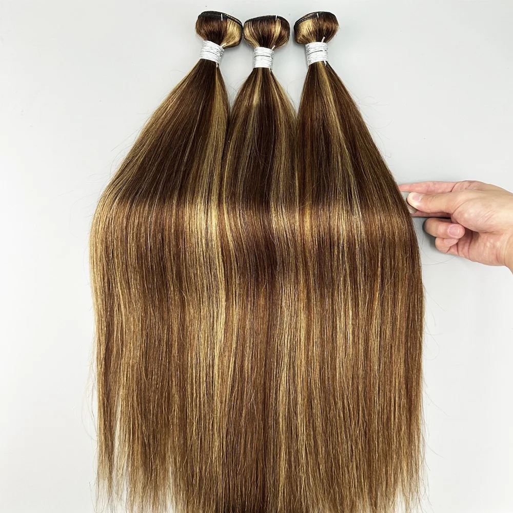 16A 100% Remy Hair Highlight 4/27 Human Hair Bundles Brazilia Hair Weft 1/3/4 Bundles Human Hair Double Drawn Hair Extensions
16A 100% Remy Hair Highlight 4/27 Human Hair Bundles Brazilia Hair Weft 1/3/4 Bundles Human Hair Double Drawn Hair Extensions