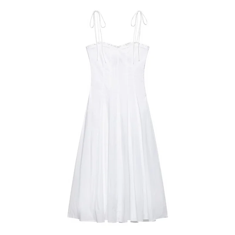 Women's Dress Spring 2025 New White Midi Dress Sexy Suspender Design Long Big A Pendulum Looks Thin Pure and elegant
Women's Dress Spring 2025 New White Midi Dress Sexy Suspender Design Long Big A Pendulum Looks Thin Pure and elegant