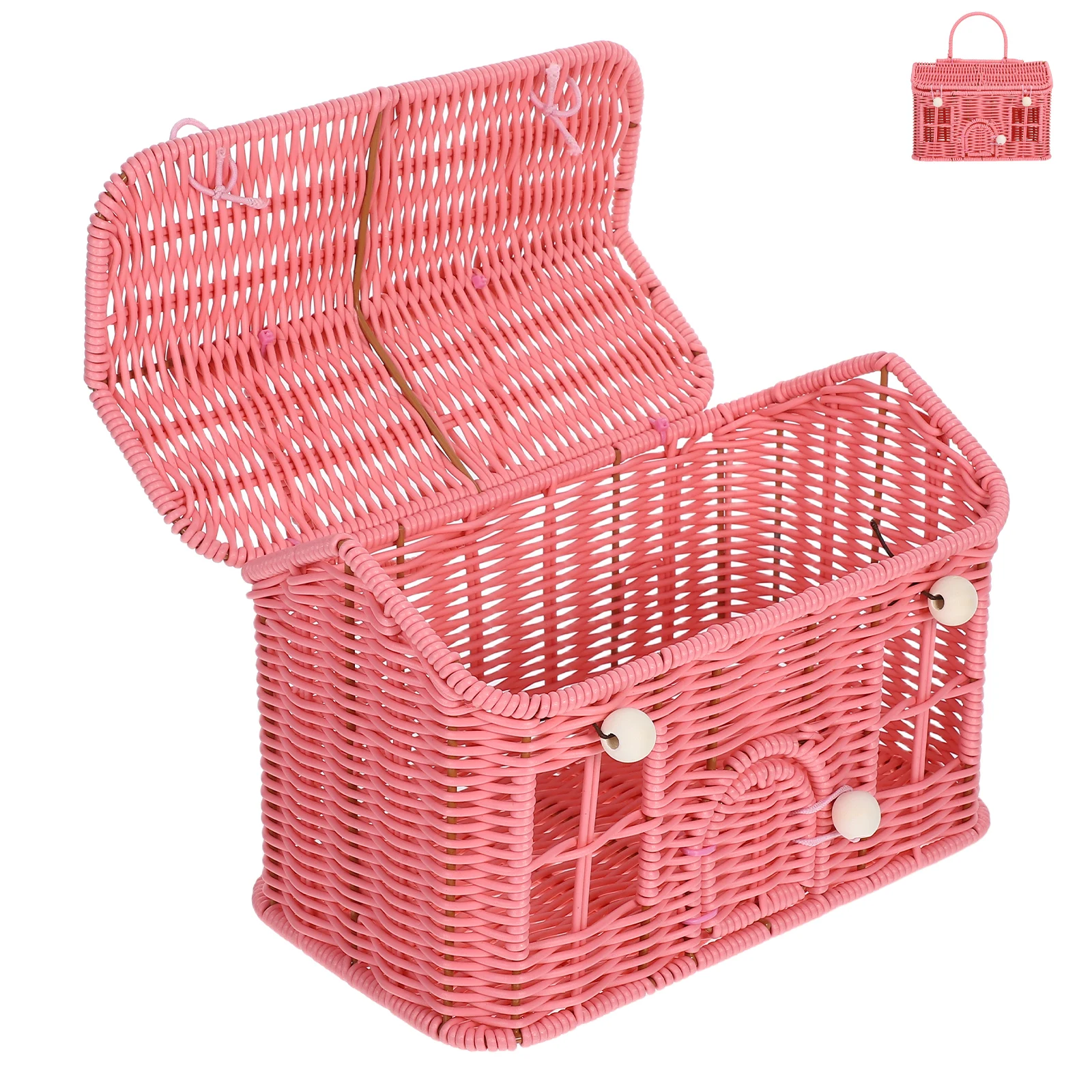 Woven Basket for Wedding Rattan Picnic Small Decorative Baskets with Handle Pp Lid
Woven Basket for Wedding Rattan Picnic Small Decorative Baskets with Handle Pp Lid