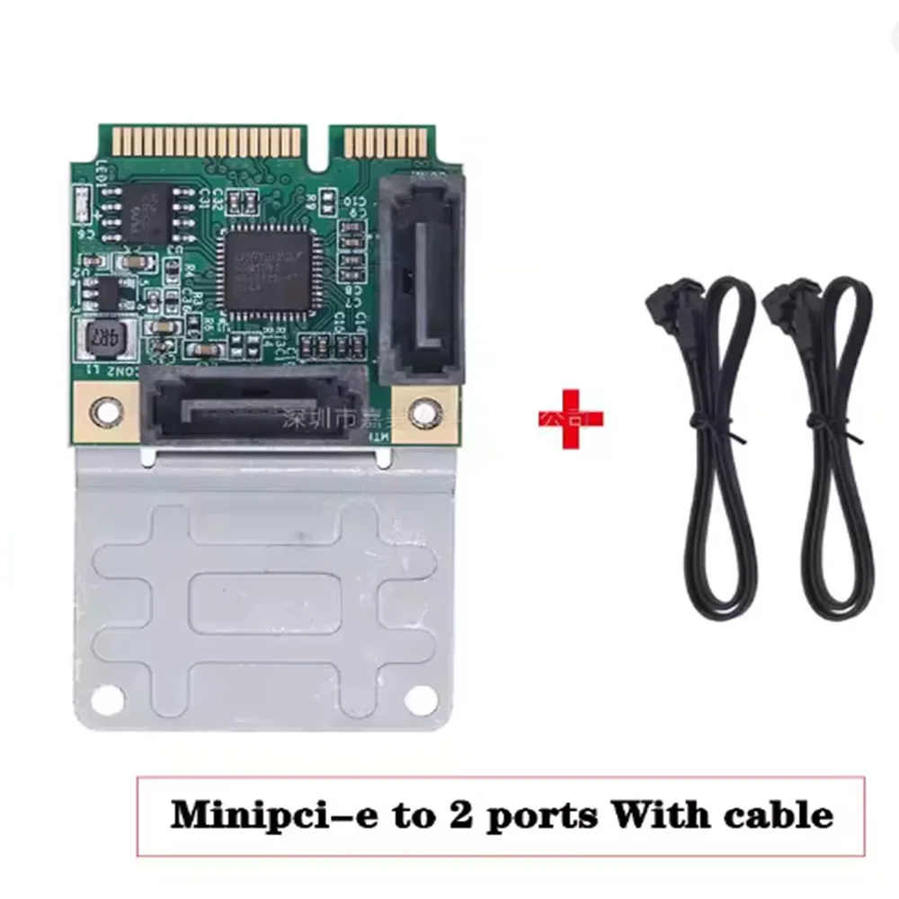 Карта расширения Mini PCI-E к SATA3.0 Карта последовательного порта Sata Карта расширения жесткого диска Mini PCI-E 2-портовая
Карта расширения Mini PCI-E к SATA3.0 Карта последовательного порта Sata Карта расширения жесткого диска Mini PCI-E 2-портовая