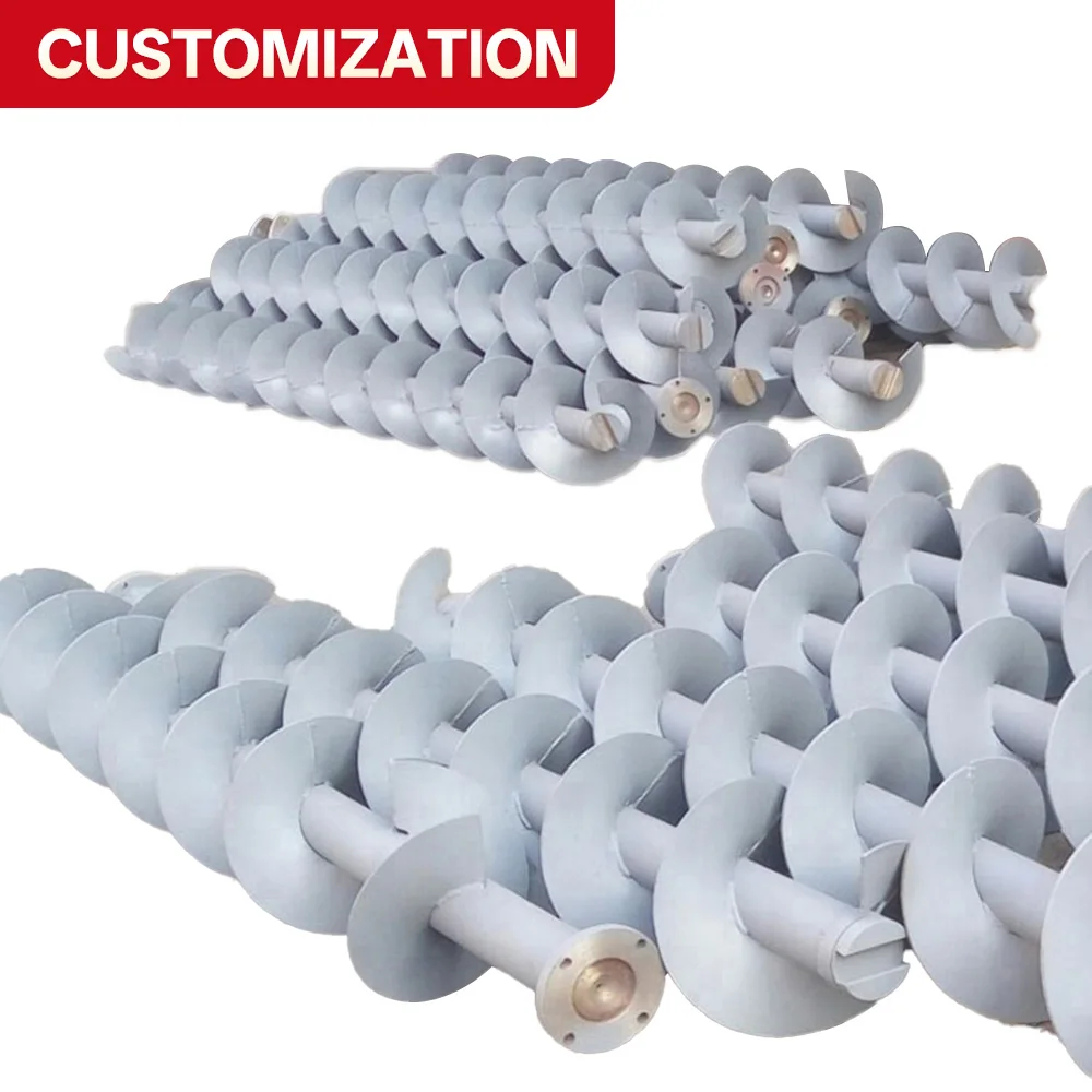 Custom-made high-quality continuous spiral-blade shaftless screw conveyors: components for high-efficiency material handling
Custom-made high-quality continuous spiral-blade shaftless screw conveyors: components for high-efficiency material handling