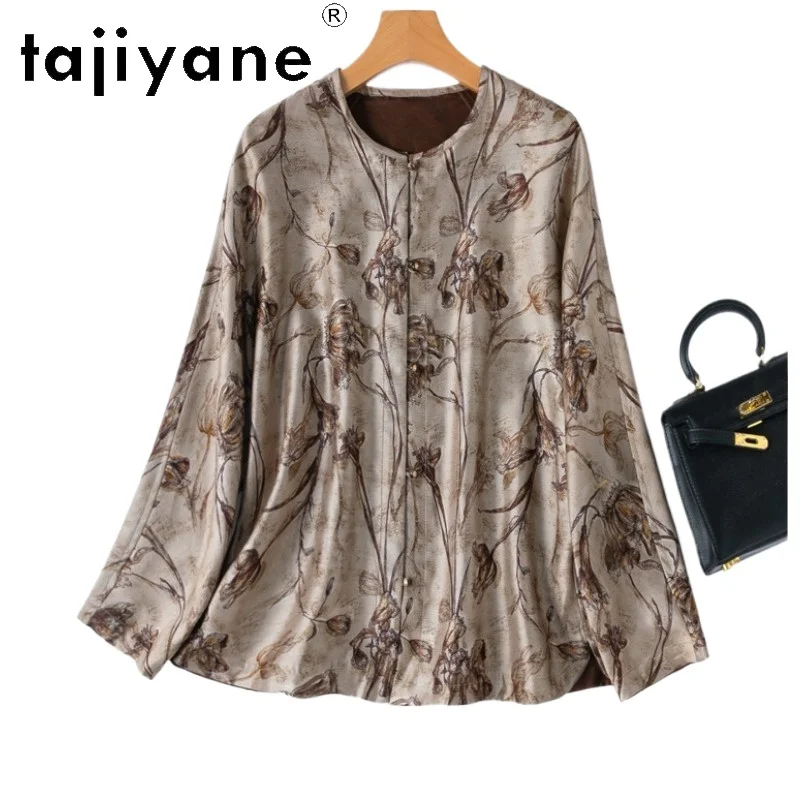 TAJIYANE 35% Mulberry Silk 65% Wool Blouse for Woman Chinese Old Money Style Shirt Luxury Spring Cardigan 2026 Women Clothes 하객룩
TAJIYANE 35% Mulberry Silk 65% Wool Blouse for Woman Chinese Old Money Style Shirt Luxury Spring Cardigan 2026 Women Clothes 하객룩