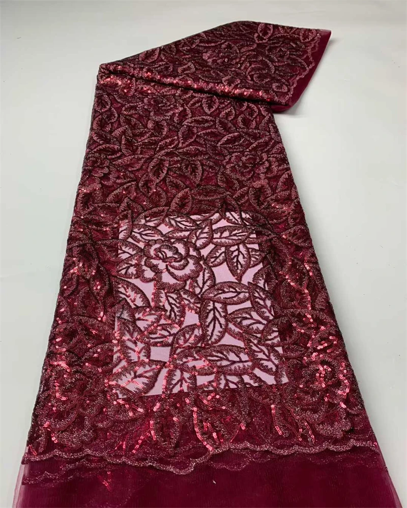African Nigerian High-Quality Lace Fabric Embroidery Tulle Pure Wedding Party Dress Guipure Sequins Net Cloth for Special Occasi
African Nigerian High-Quality Lace Fabric Embroidery Tulle Pure Wedding Party Dress Guipure Sequins Net Cloth for Special Occasi