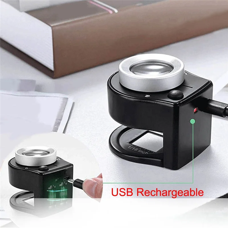 Practical-Double Layer Optical Magnifying Glass Handheld Magnifier Magnifier 60X Reading Loupe 395Nm With 6 LED For Coin Stamps
Practical-Double Layer Optical Magnifying Glass Handheld Magnifier Magnifier 60X Reading Loupe 395Nm With 6 LED For Coin Stamps