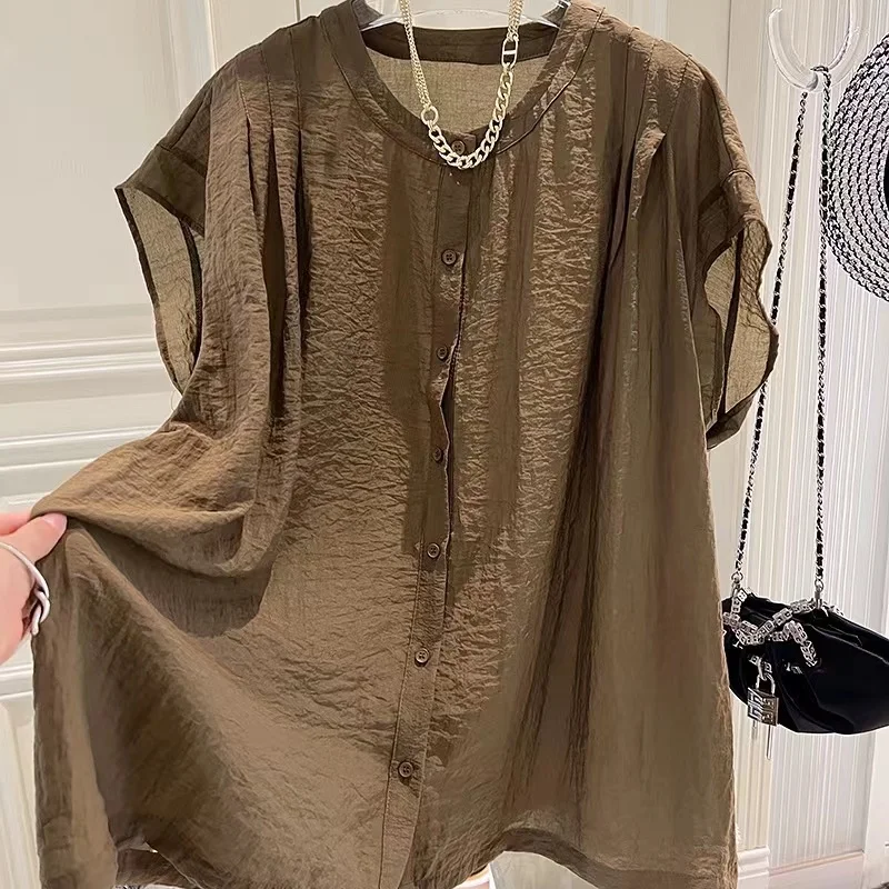 Fat Mm Extra Large Size 300 Catties Design Version Niche Temperament T-shirt Loose Casual Slim Shirt Top Summer
Fat Mm Extra Large Size 300 Catties Design Version Niche Temperament T-shirt Loose Casual Slim Shirt Top Summer