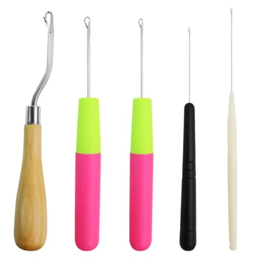 5PCS Latch Hook, Different Sizes Small Crochet Hooks Needle for Braid Hair, Scarf Carpet Making and Other Crafts
5PCS Latch Hook, Different Sizes Small Crochet Hooks Needle for Braid Hair, Scarf Carpet Making and Other Crafts
